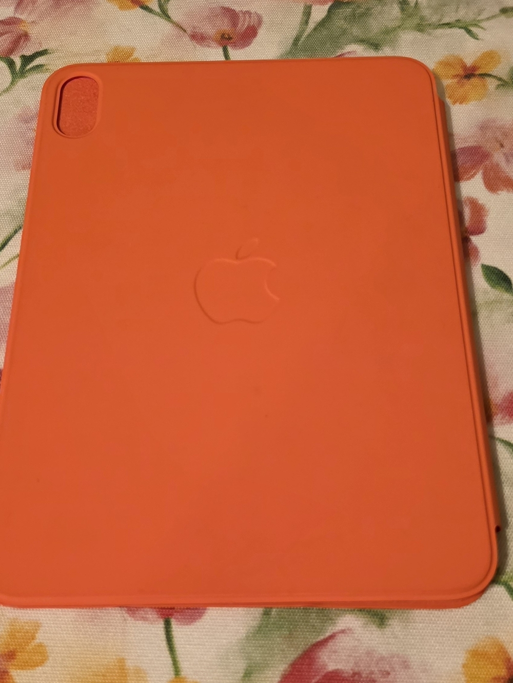 Apple iPad Mini 6/7 Silicone Smart Folio Cover Bright Orange